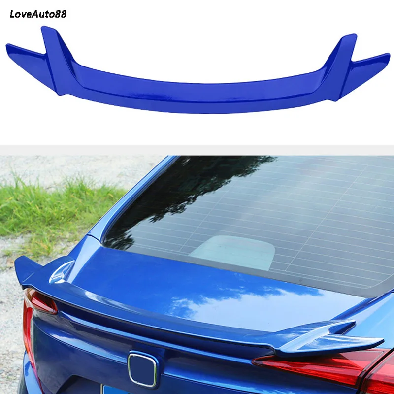

For Honda Civic 10th 2016 2017 2018 2019 2020 Exterior Rear Spoiler Tail Trunk Boot Wing Trim Frame Decoration Car Accessories
