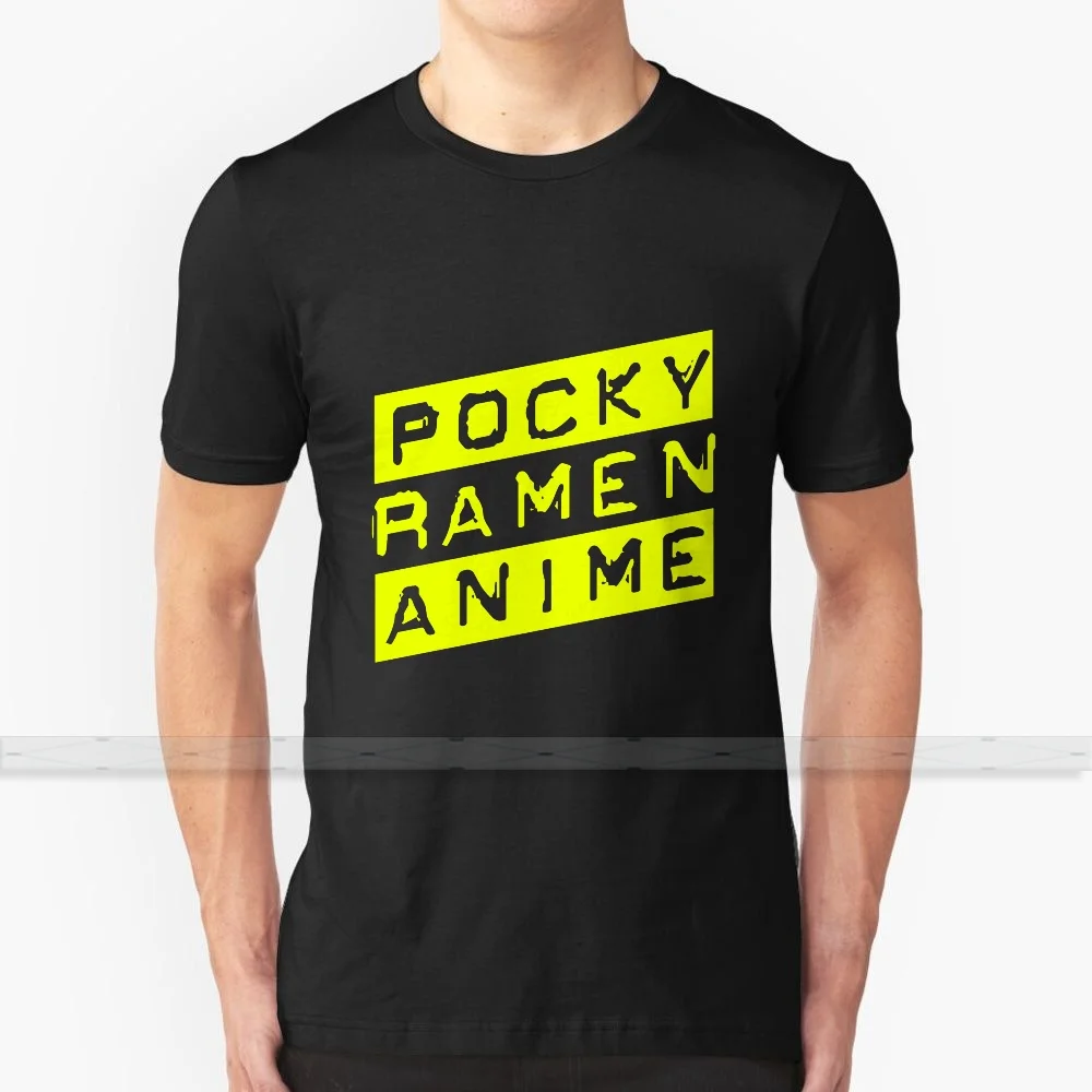 Футболка Pocky Ra Мужская/Женская с 3D принтом топ круглым вырезом и рисунком Аниме