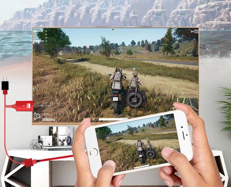 VGA HDMI Кабель-адаптер для IPhone 11 Pro Max XS XR 6 7 8 для huawei P20 P30 samsung S8 S9 S10 IOS type C Android для ТВ Bluetooth
