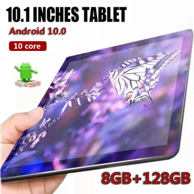 

New Arrivals 10.1 inch Tablet Pc Android 10.0 Octa Core Google Play 4G LTE Phone Call Glass Screen 1280*800 GPS WiFi Tablets