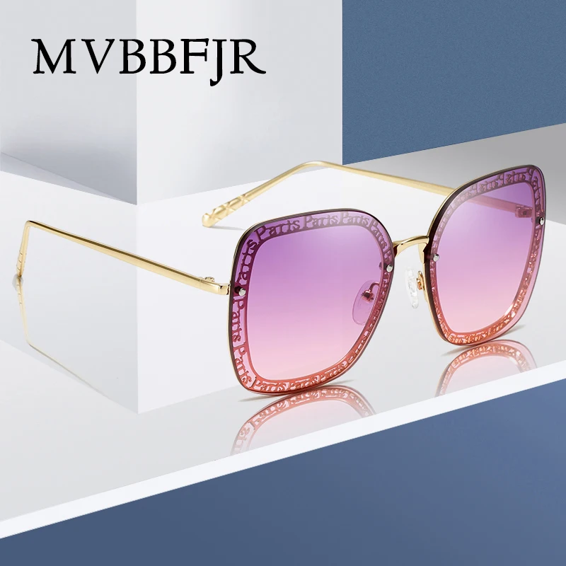 MVBBFJR Модные металлические кружевные мужские и женские солнцезащитные очки