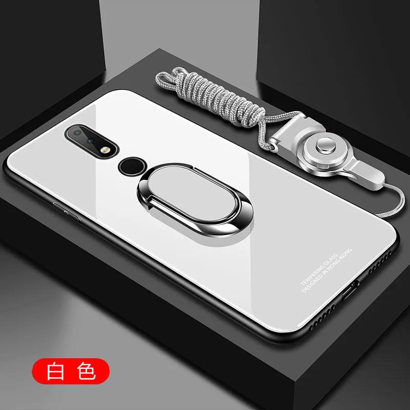 Магнитный чехол-подставка с кольцом для Nokia 9X6X7 3,1 Plus 7,1 8,1 7 Plus 8 Sirocco чехол из твердого закаленного стекла защитный чехол-накладка