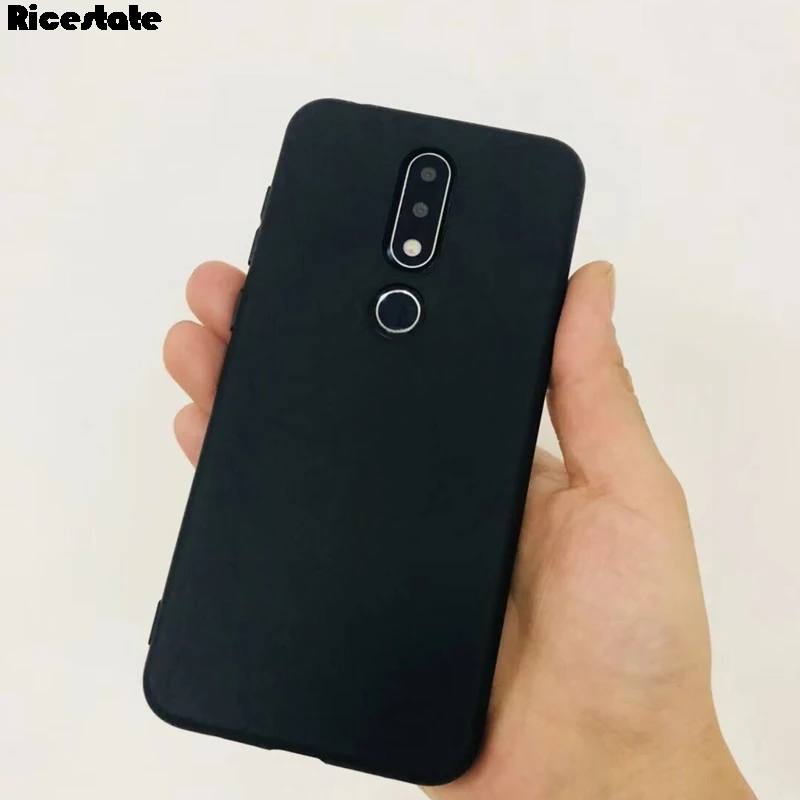 Ультратонкий матовый Силиконовый чехол для Nokia 7 2 6 3 5 8 1 4 Plus X5 X6 X71 мягкий черный из