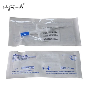 Цельные микрочипы для домашних животных 1,4*8 мм ISO11784785 FDX-B шприц для змей для кошек и собак