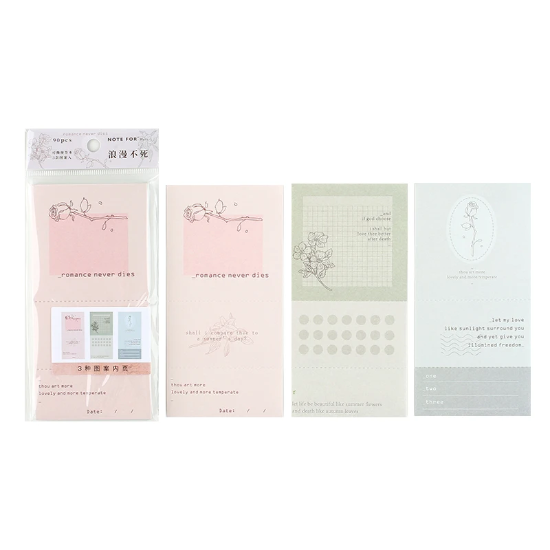 

JIANWU 30 Sheets yesterday once more series Tearable Retro Memo Pad journal Paper Planner Notes Stationery Non-sticky
