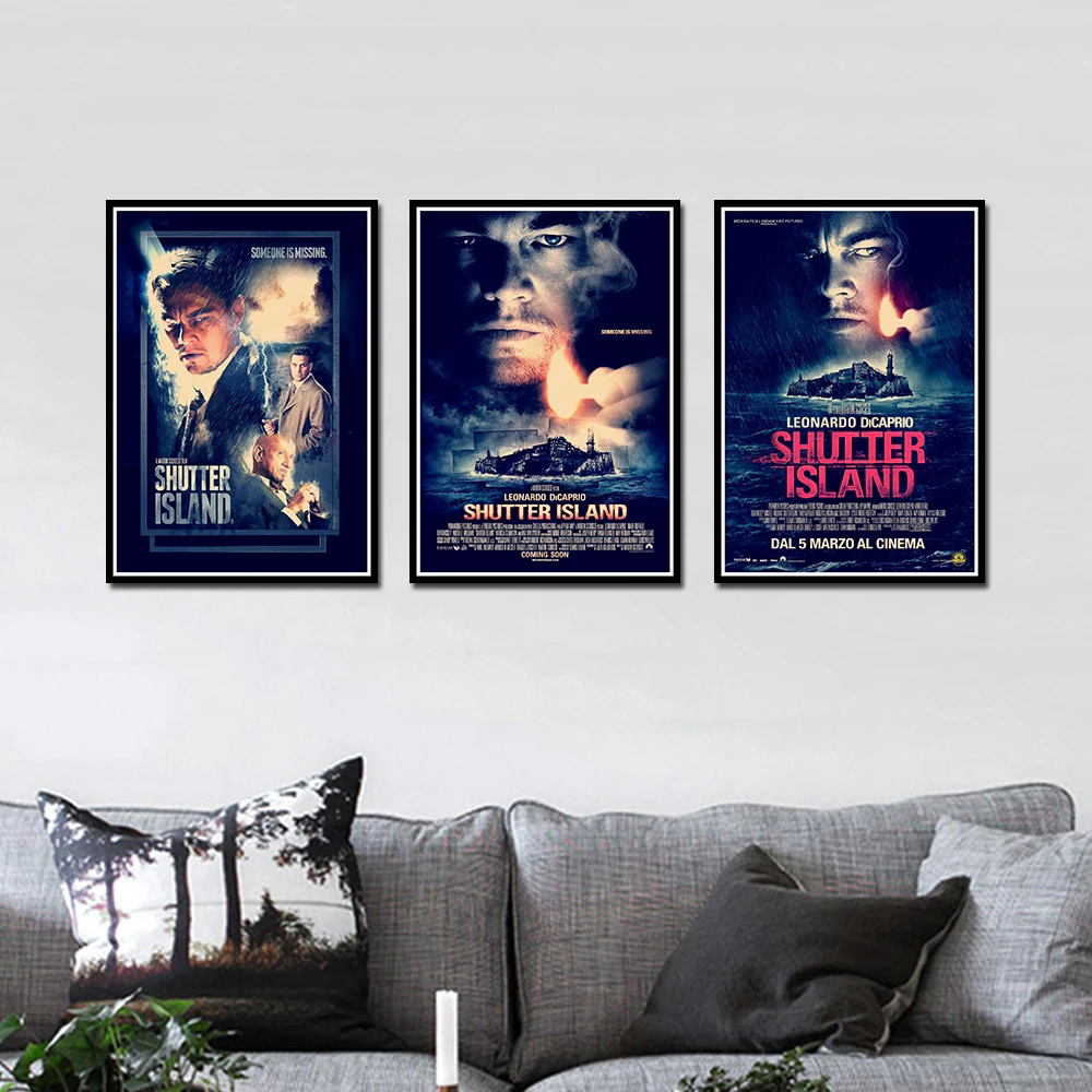 Остров проклятых плакат декоративный DIY настенные холст Стикеры домашний бар арт