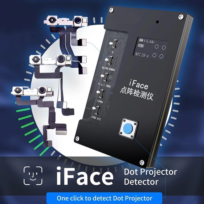 

iFace Dot Projector Detector for Phone X XS Xr Xsmax 11 11Pro iPad A12 Repair Programmer Face ID Fault Detecting