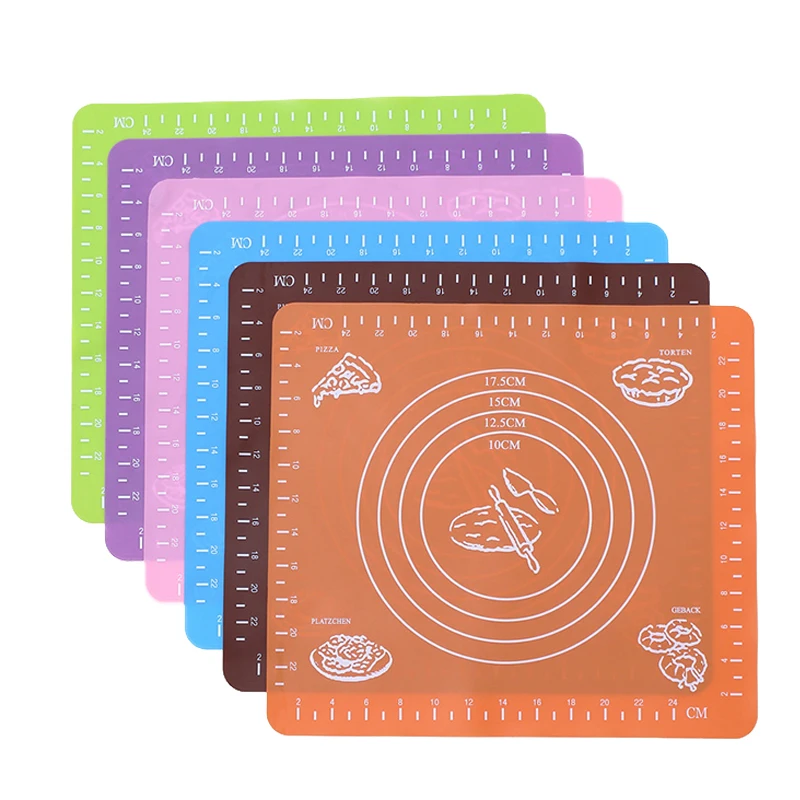 Multi-size Silicone Baking Mat Sheet Extra Large for Rolling Dough Macaroo Pizza Non-Stick Maker Holder Pastry | Дом и сад
