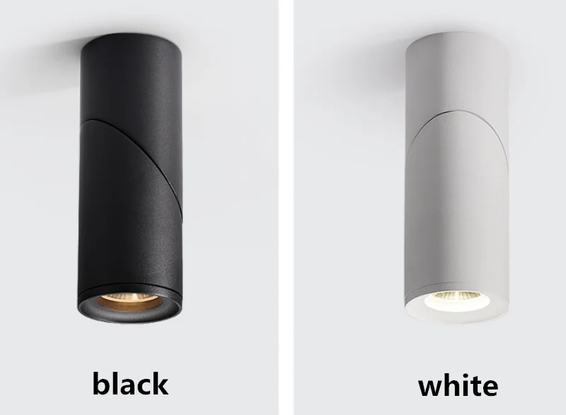 С регулируемой яркостью вращающийся светодиодный светильники 7W 9W 12W 15W 18W COB