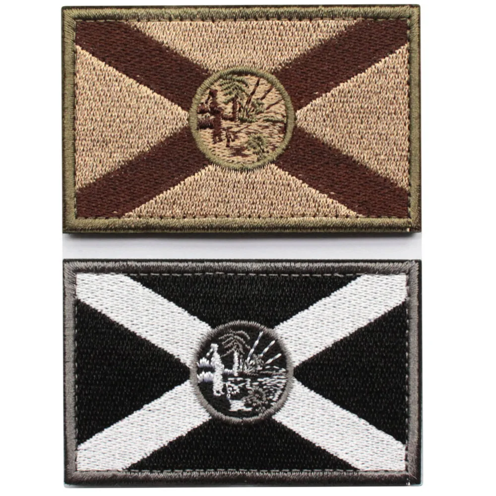 2 шт./упаковка нашивки с флагом США Техас Огайо Вирджиния Флорида Калифорния