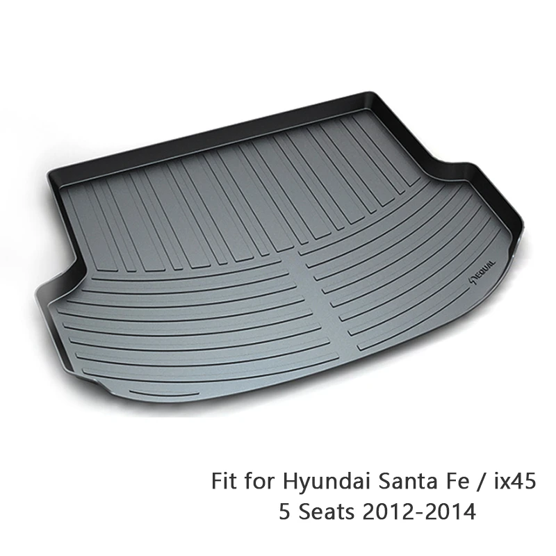 

For Hyundai Santa Fe/ix45 5 Seats 2012 2013 2014 Styling Boot Tray Anti-slip Mat Accessories 1Set Car Cargo Rear Trunk Mat