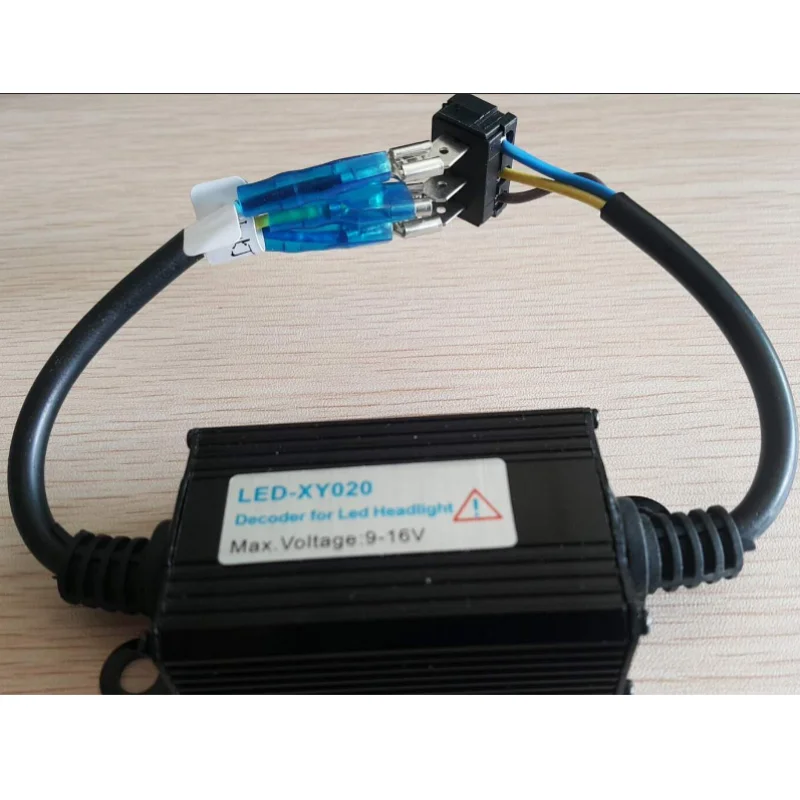 

H4 H1 H3 H7 H11 9005 Car LED Headlight Canbus Decoder EMC Error Free Anti Flicker Resistor Canceller For H4 Hi Low Headlamp Kit