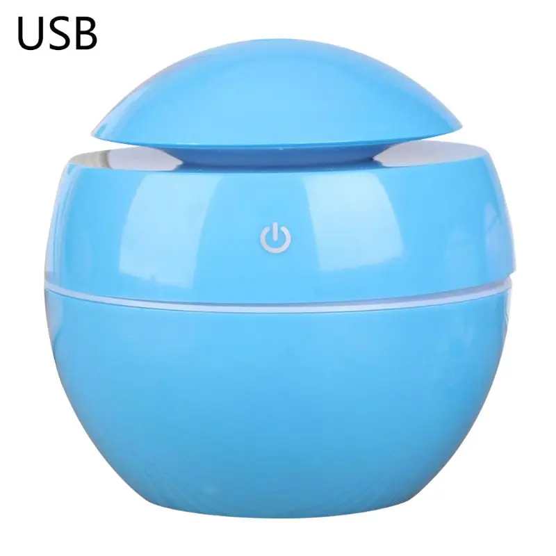 

130ML Ultrasonic Air Humidifier Purifier Colorful Atmosphere Light USB Charging A0NC