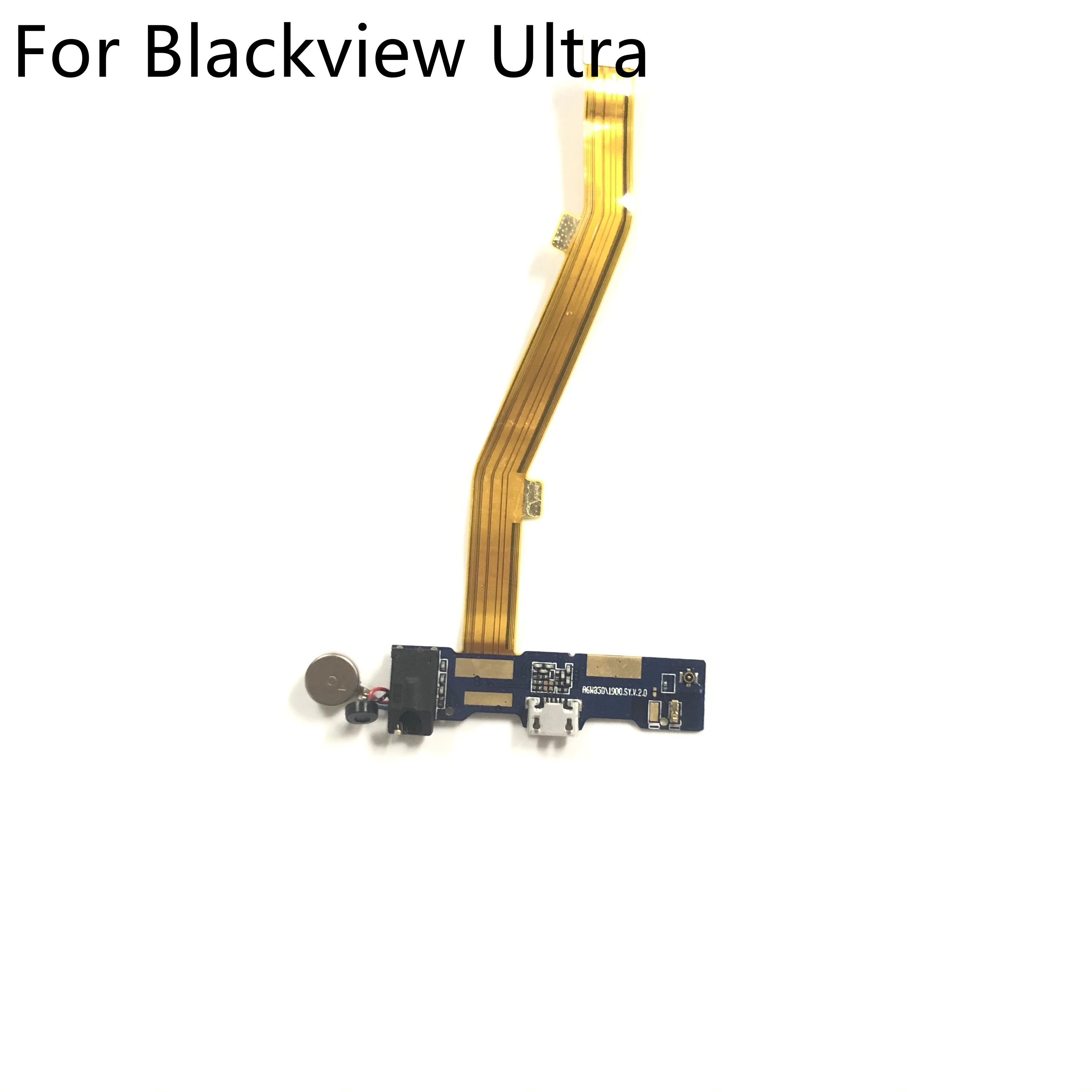 Б/у оригинальная зарядная плата с USB разъемом + Вибрационный двигатель FPC для Blackview