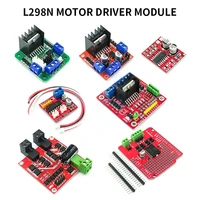 driver module l298n for arduino diy electronics robot smart car breadboarduse double h bridge dc motor driver chip l298n