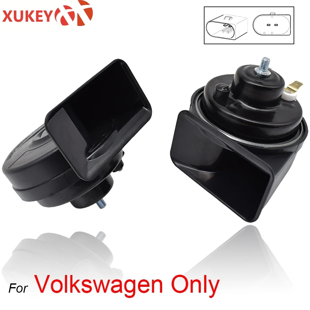 XUKEY Рог улитки для VW 12 В громкость 110 125дб громкий автомобильный рог Passat Golf Polo Jetta