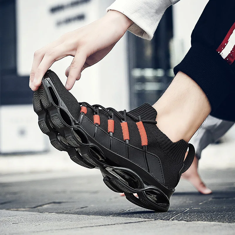 New Blade Shoes Fashion Breathable Sneaker Running 46 Large Size Comfortable Sports Men's 47 Jogging Casual 48 | Обувь