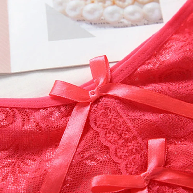 

Ladys Exotic Lingeries Women Sexy Lace Panties Back open crotch Women Low Waist Underwear Thongs Intimates G-Strings