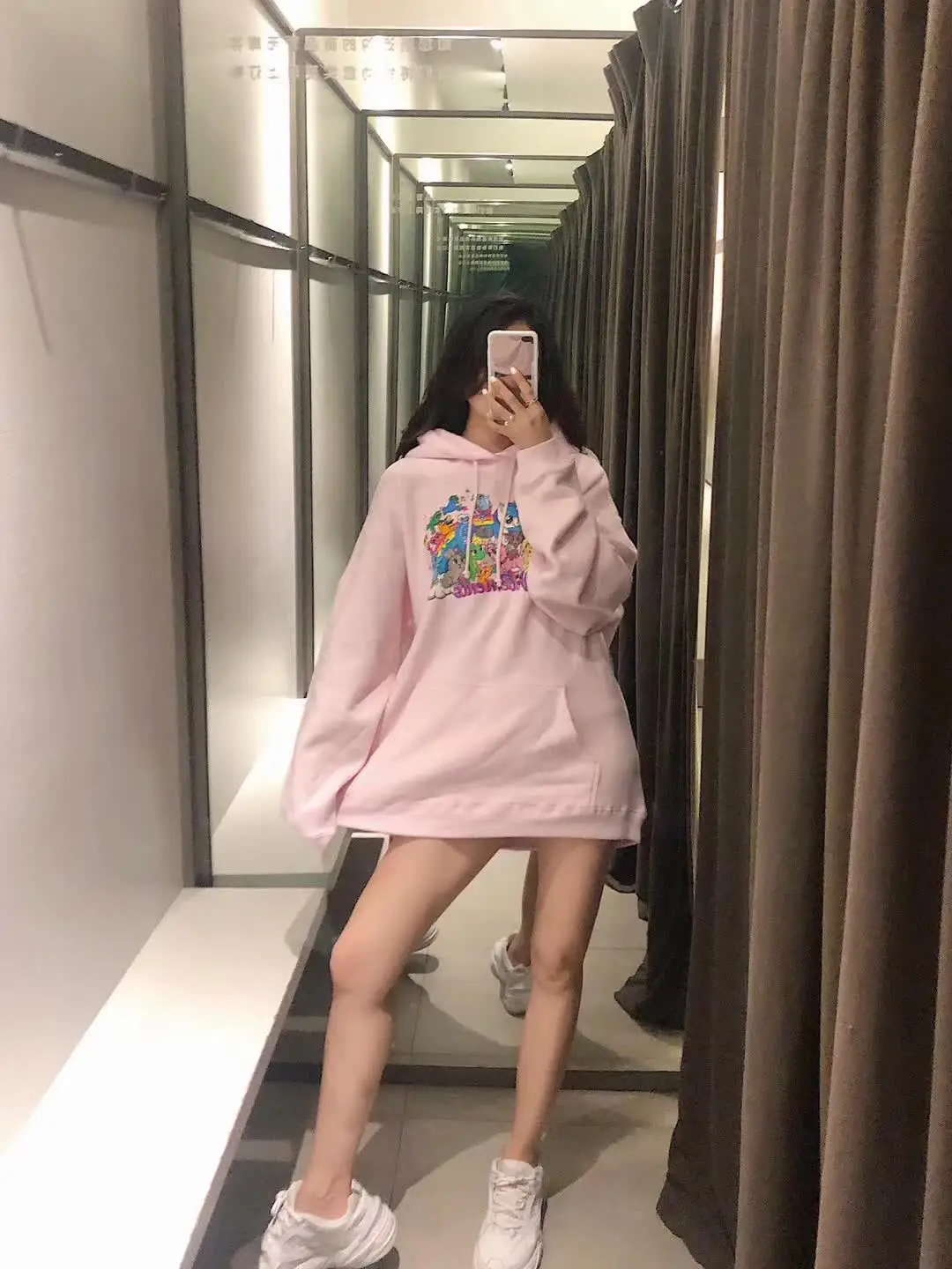 Женская толстовка с капюшоном для подиума, Vetements, свитшоты с единорогом, с принтом, с капюшоном, хлопковые, розовые, Vetements, толстовки Kanye West Heron MB, уличная одежда