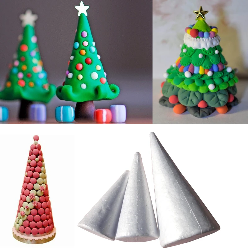 25 см шар для моделирования из пенополистирола пенопласта белый конус DIY