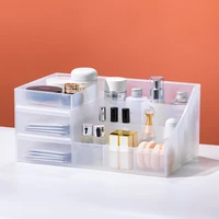 desktop cosmetic storage box drawer type large plastic dressing table jewelry box storage stationery storage