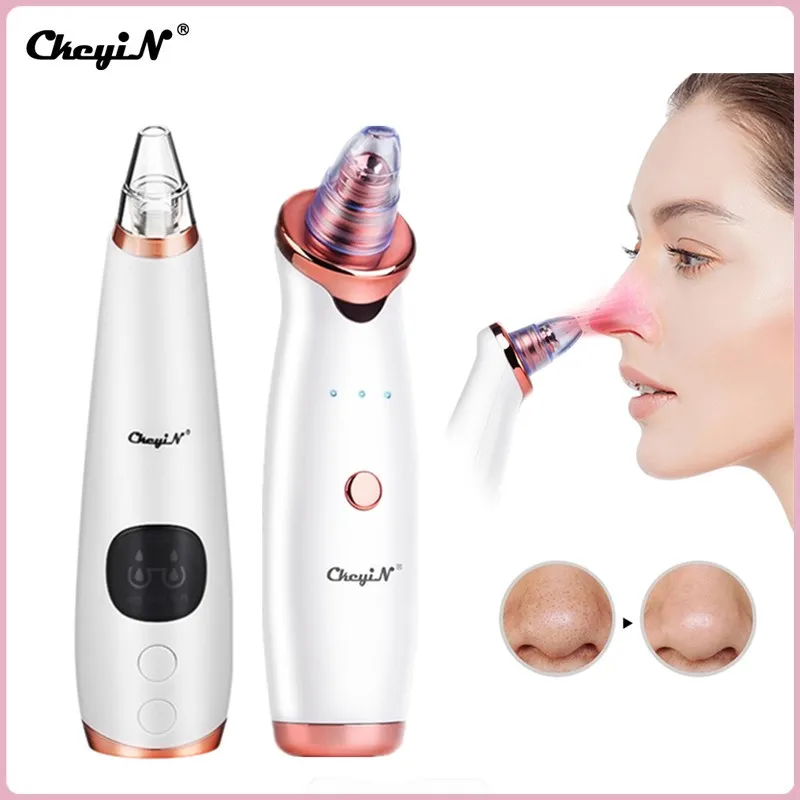 Электрический удаления угрей лица акне пор вакуумное всасывание черная головка