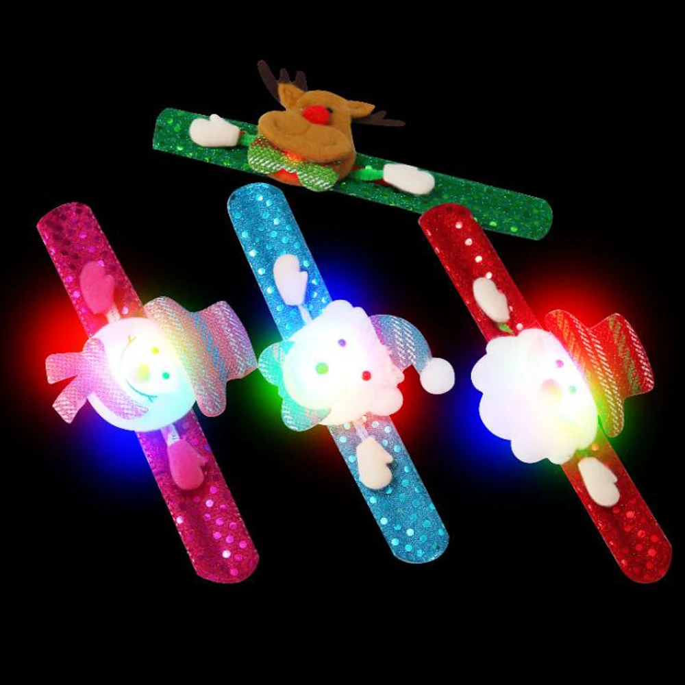 1 шт. рождественские часы-браслет рождественский подарок для детей Санта-Клаус