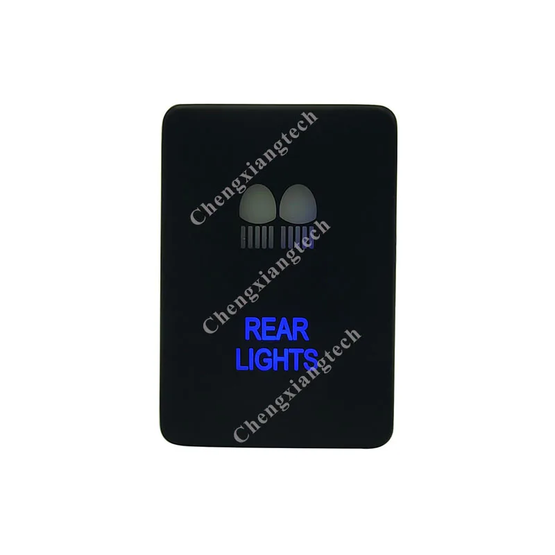 DIY Переключатель 12 В 3 А синие светодиодный задние фары кнопка включения