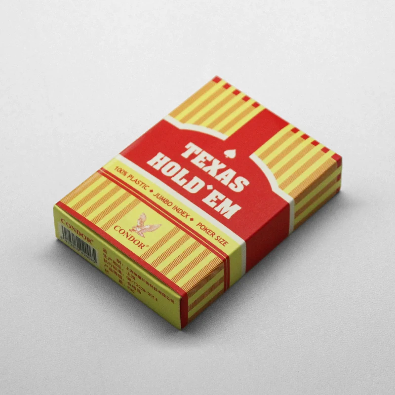 Высококачественная пластиковая настольная игра в Техасский покер баккара