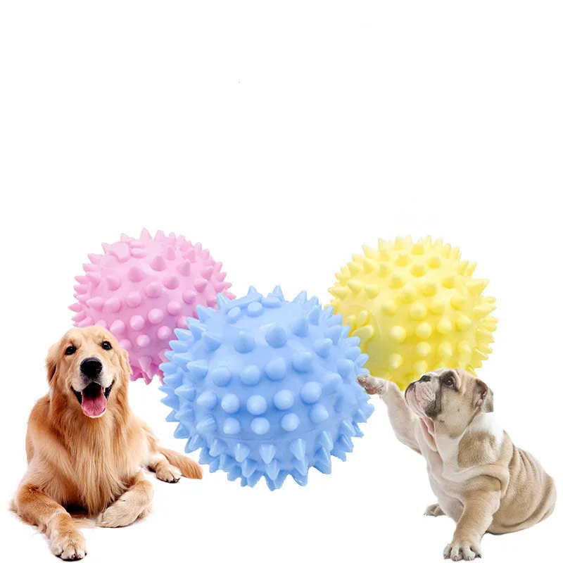 

1pc Dog Play Toy Balls Chew Molar Tooth Cleaning Toys for Pet Chew Toy Puppy Chew Toys Tool Pet Supplies