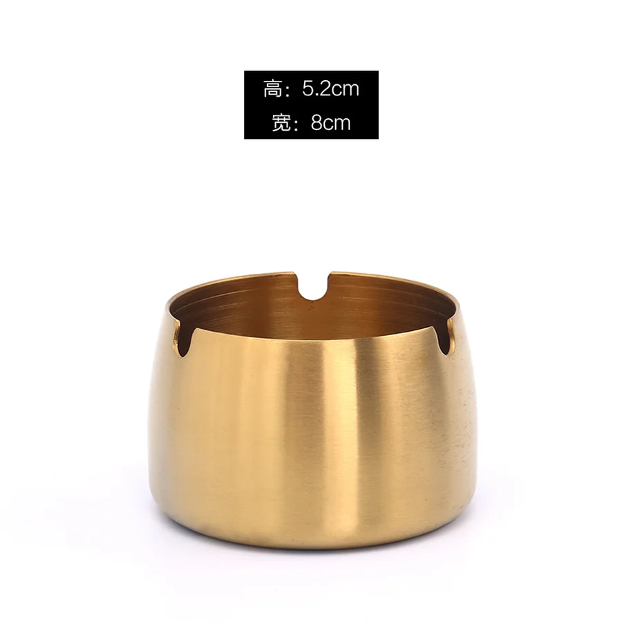 Пепельница из нержавеющей стали ветрозащитная креативное украшение большая