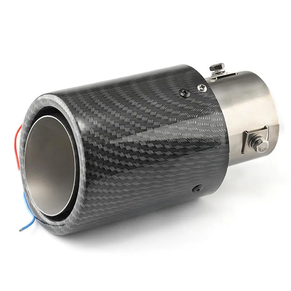 Наконечник выхлопной трубы Универсальный светодиодный глушитель для автомобиля