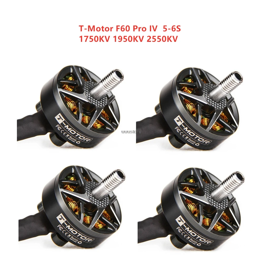 4 шт./лот T-Motor F60 Pro IV 2207 1750KV 1950KV 2550KV 5-6S бесщеточный двигатель для FPV гоночного дрона