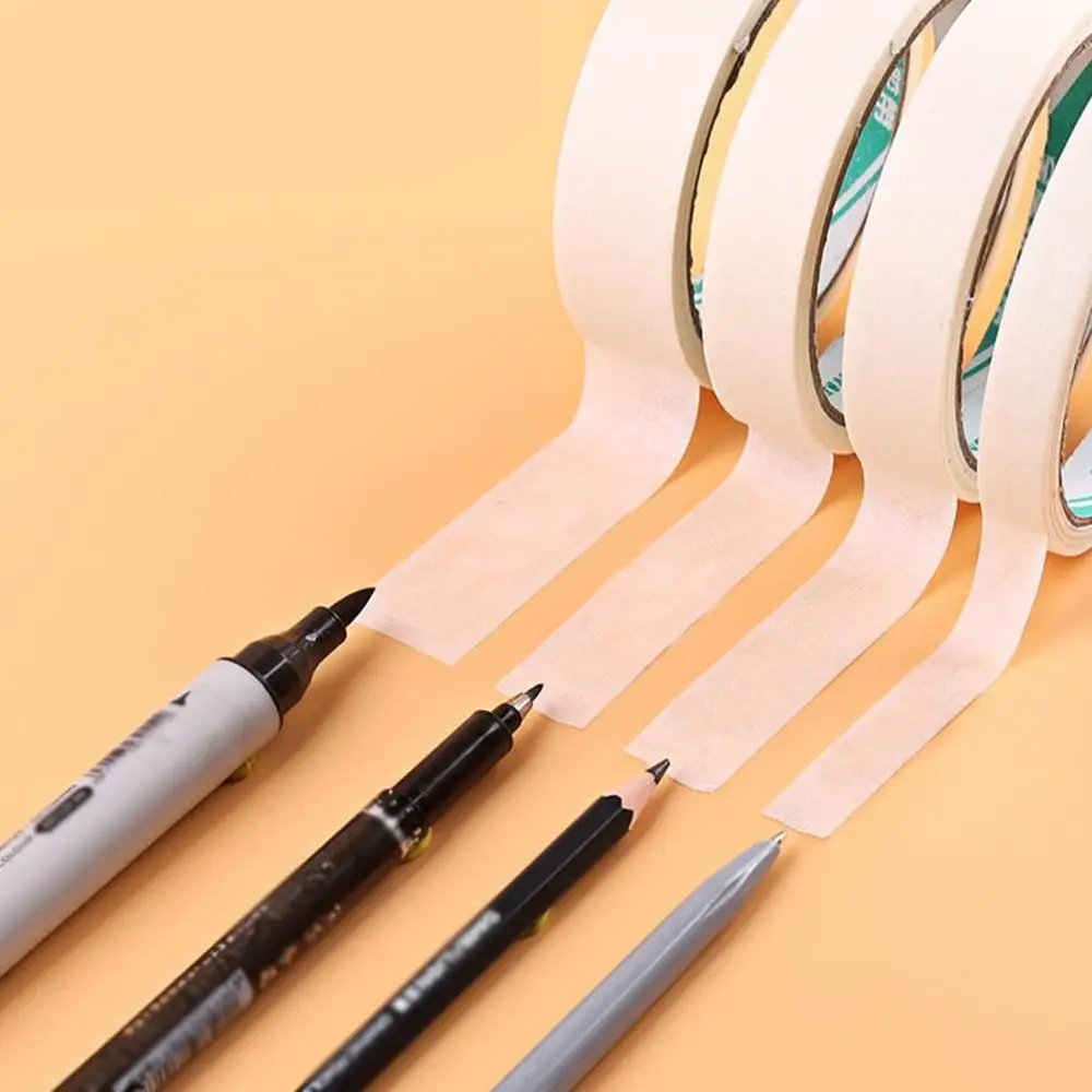 Акварельная Маскировочная клейкая лента для рисования текстурированная белая