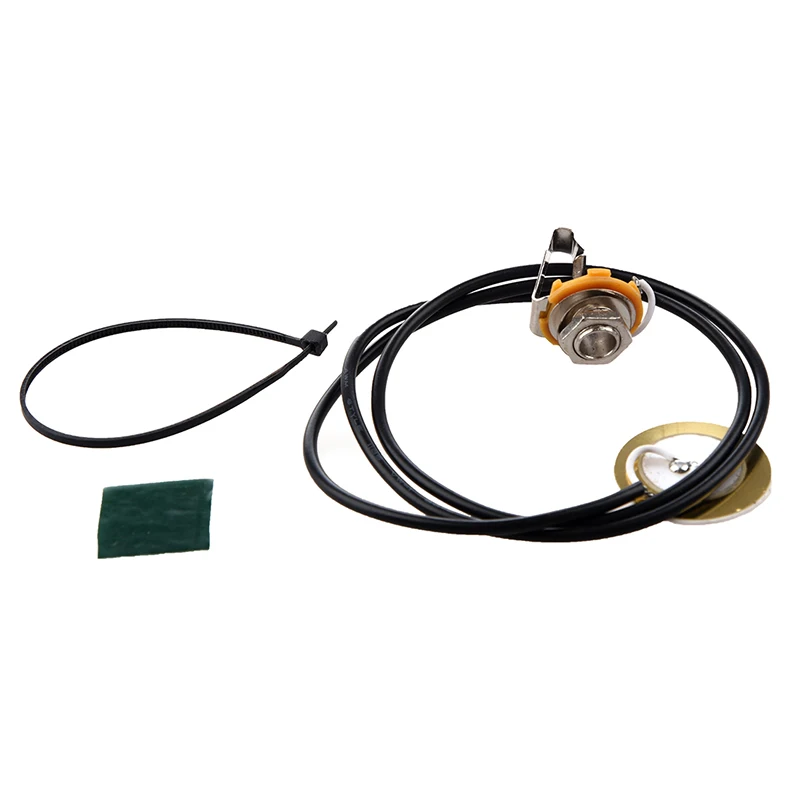 

Guitar Parts Acoustic Pickup Pre-Wired Piezo Amplifier Jack