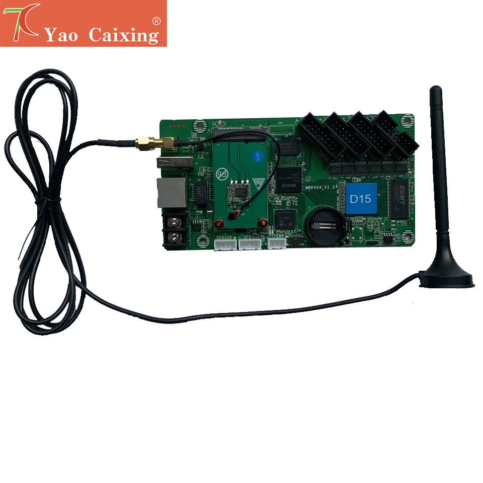 Wifi функция HD-D10/D15 контроллер асинхронный контроль карты p2 p2.5 p3 p4 p5 p6 p8 p10 rgb Полноцветный точечный матричный СВЕТОДИОДНЫЙ экран