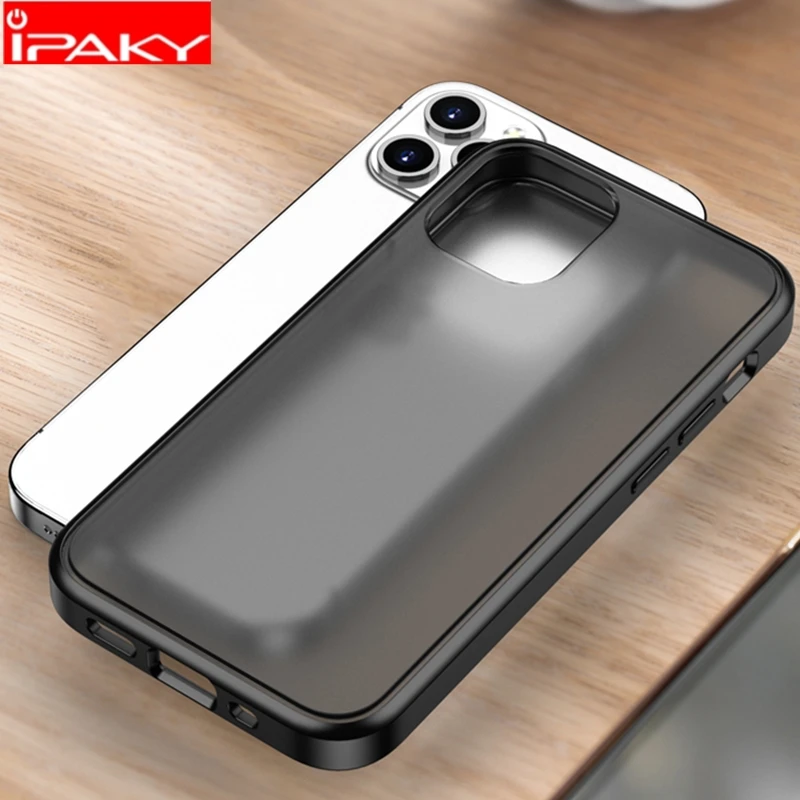 Чехол для iPhone 12 чехол Magic Shadow IPAKY Pro цветные кнопки Мягкий бампер из поликарбоната