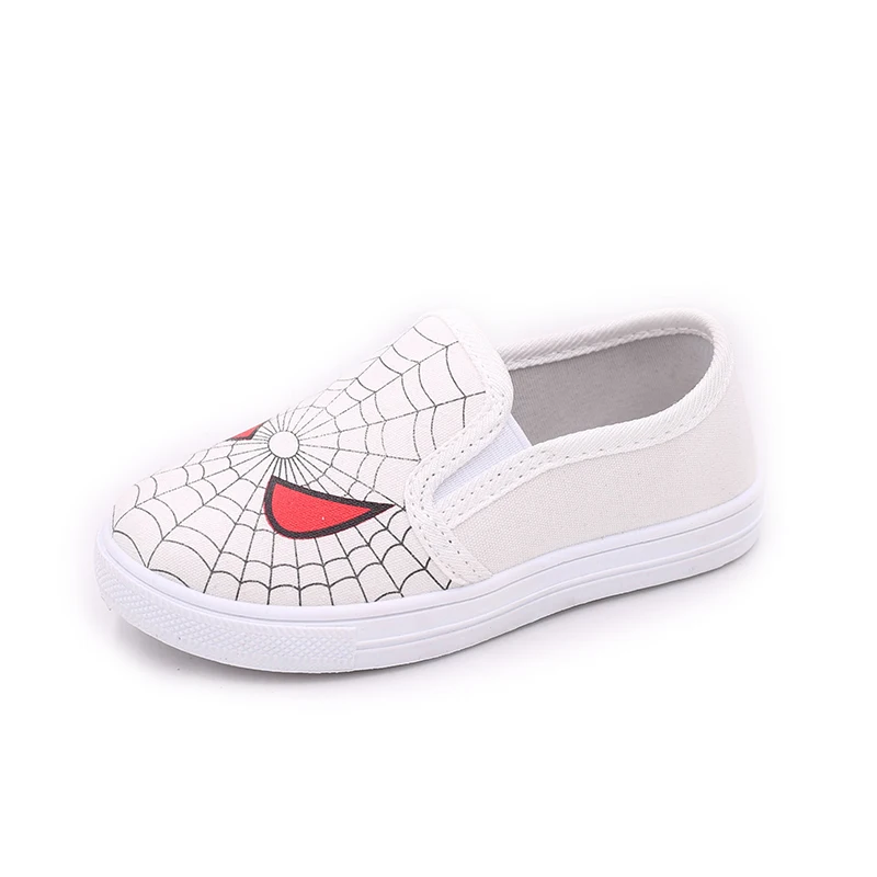 White 01 Special Soft Boys Shoes Spiderman Sneakers Running Sports Shoes Kids Casual Flats Children Loafers Superman Batman Creative - Цвет: White 01