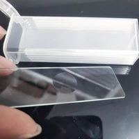 5 pcs reusable concave microscope blank glass slides for liquid specimen