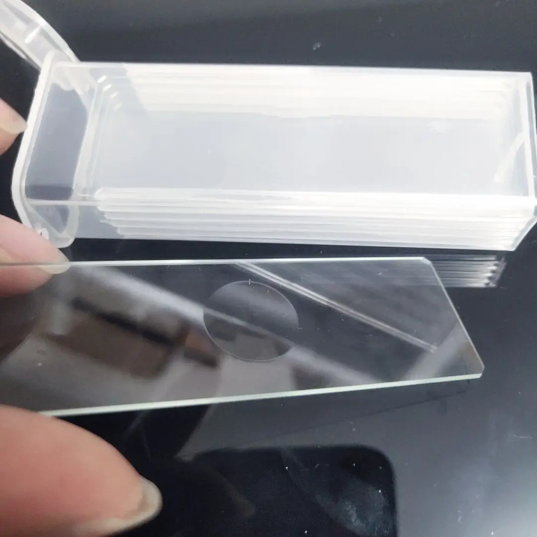 Slides de Vidro Côncavo Reutilizáveis para Venda em Branco de Microscópio Líquido para Amostra Microscópios