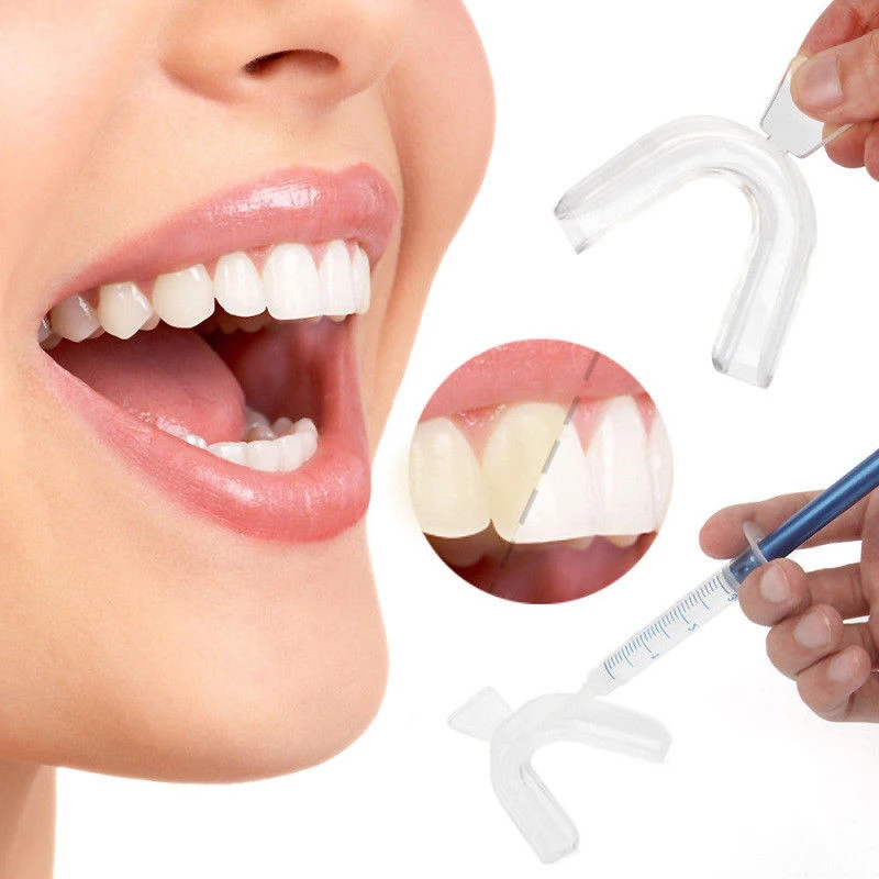 

New 3/6/10Pcs Teeth Whitening Kit 44%CP Bleaching Whiter Teeth White Gel with LED Light Tooth Professional