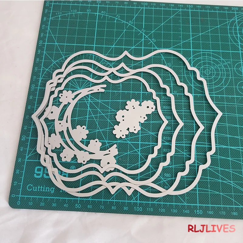 

Wavy Card Nesting Metal Cutting Dies Stencils for DIY Scrapbooking Stamp/photo album Decorative Embossing DIY Paper Cards