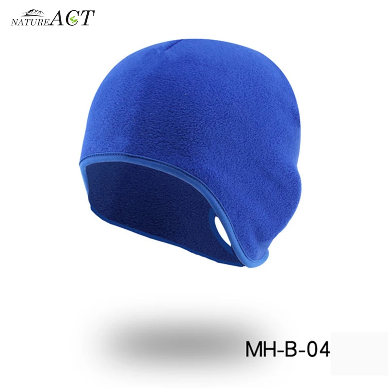 MHB Blue Уличная спортивная теплая ветрозащитная шапка для бега, катания на лыжах, велосипедная шапка, шапочка для осени и зимы, шапка для катания на лыжах, ветрозащитная термальная шапка для верховой езды - Цвет: MHB Blue