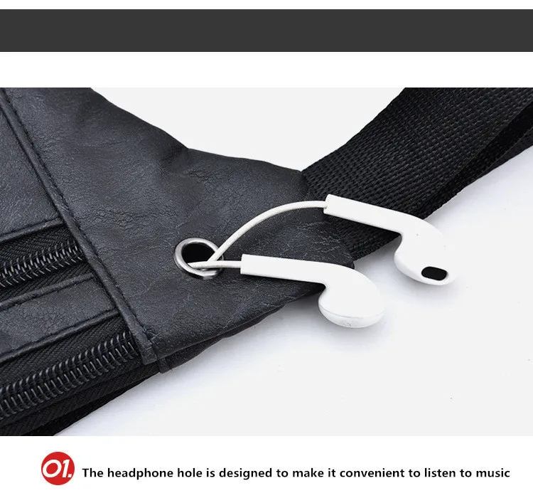 Поясная сумка для мужчин из искусственной кожи поясная модная унисекс телефона