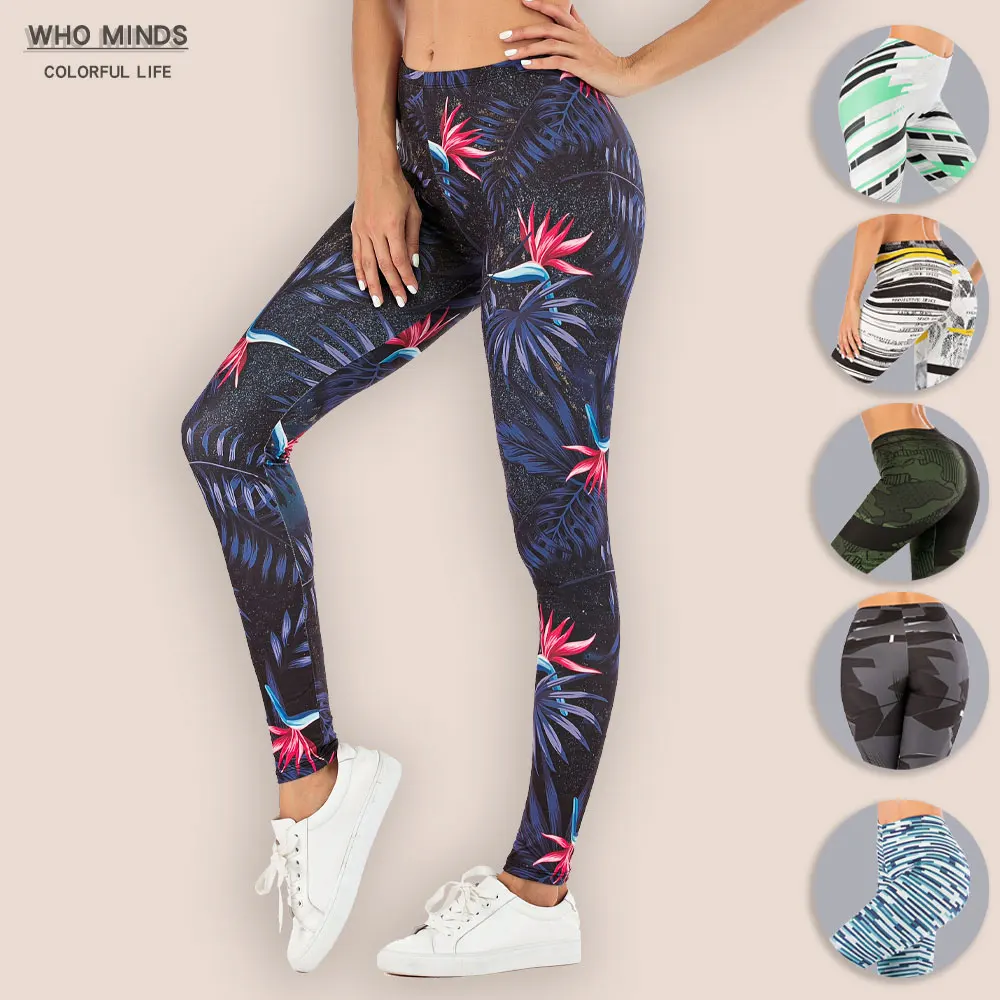 

Dark Jungle Sexy High Waist Legging Anti Cellulite Slim Elasticity Push Up Fitness Gym Leggings Women Pants Stacked Leggings