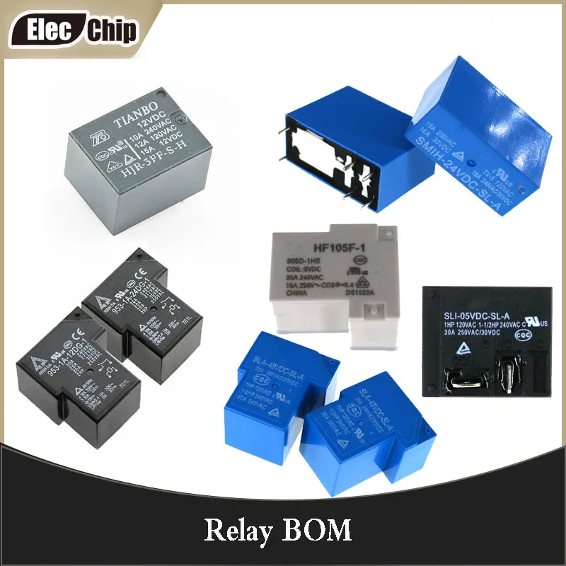1 шт. реле BOM компоненты Bom pcb mosfets список компонентов свяжитесь с нами