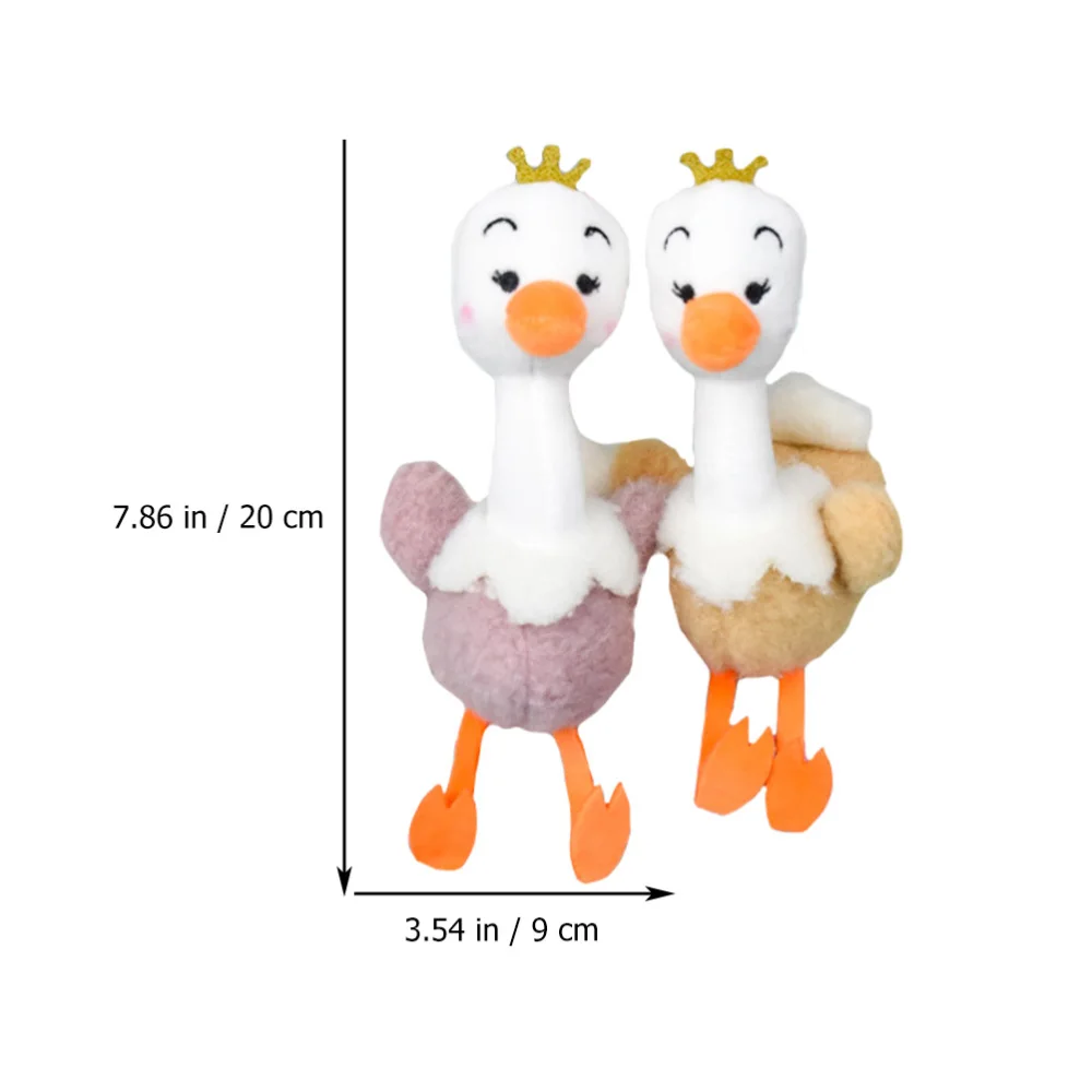 

2pcs Cartoon Key Ring Pendant Key Chain Hanging Ornament (Assorted Color)