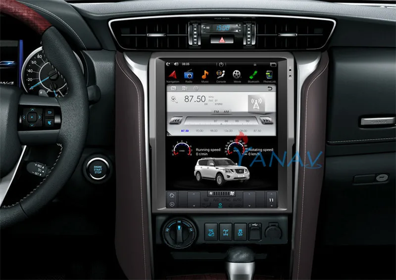 

Автомобильный стерео GPS-навигатор для-Toyota Fortuner 2016, 2017, автомобильное радио, мультимедийный плеер, вертикальный сенсорный экран, Автомобильн...