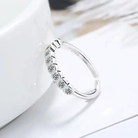 womens fashion shiny engagement rings aaa cubic zirconia stone inlay wedding bridal party simple style rings sets jewelry gifts