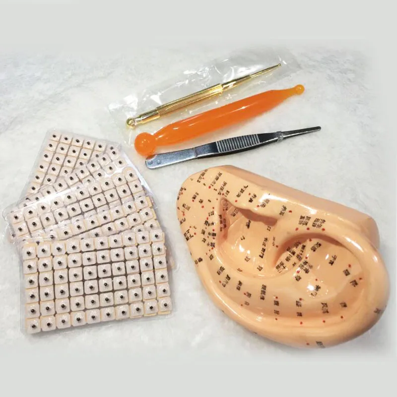 Медицинский Набор для массажа ушей медный наконечник модель MR044|acupuncture set|vaccaria